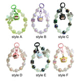 Maxbell Phone Charm DIY Decoration Car Key Charm Bag Charm Keychain for Holiday Kids green