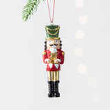 Maxbell 3 Pieces Christmas Nutcracker Ornaments Resin Decorations for Festival Party