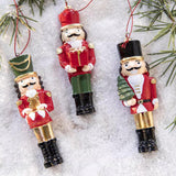 Maxbell 3 Pieces Christmas Nutcracker Ornaments Resin Decorations for Festival Party