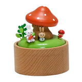 Maxbell Music Box Cute Holiday Sensory Development Ornaments for Friends Lovers Kids Mushroom bunny