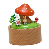 Maxbell Music Box Cute Holiday Sensory Development Ornaments for Friends Lovers Kids Mushroom bunny