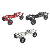 Maxbell 1:12 Scale RC Car Body Chassis Frame with Wheel Tire for MN82 LC79 Truck DIY red
