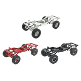 Maxbell 1:12 Scale RC Car Body Chassis Frame with Wheel Tire for MN82 LC79 Truck DIY red