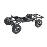 Maxbell 1:12 Scale RC Car Body Chassis Frame with Wheel Tire for MN82 LC79 Truck DIY black