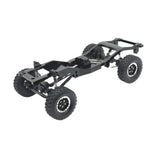 Maxbell 1:12 Scale RC Car Body Chassis Frame with Wheel Tire for MN82 LC79 Truck DIY black