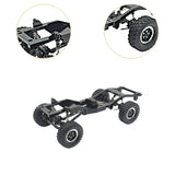 Maxbell 1:12 Scale RC Car Body Chassis Frame with Wheel Tire for MN82 LC79 Truck DIY black