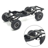 Maxbell 1:12 Scale RC Car Body Chassis Frame with Wheel Tire for MN82 LC79 Truck DIY black
