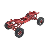 Maxbell Metal RC Chassis Frame RC Car Spare Parts for MN78 /12 Scale RC Car DIY Accs red