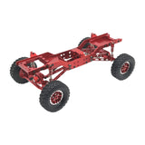 Maxbell Metal RC Chassis Frame RC Car Spare Parts for MN78 /12 Scale RC Car DIY Accs red