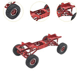 Maxbell Metal RC Chassis Frame RC Car Spare Parts for MN78 /12 Scale RC Car DIY Accs red