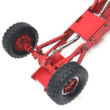 Maxbell Metal RC Chassis Frame RC Car Spare Parts for MN78 /12 Scale RC Car DIY Accs red