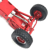 Maxbell Metal RC Chassis Frame RC Car Spare Parts for MN78 /12 Scale RC Car DIY Accs red