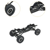 Maxbell Metal RC Chassis Frame RC Car Spare Parts for MN78 /12 Scale RC Car DIY Accs black