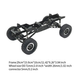 Maxbell Metal RC Chassis Frame RC Car Spare Parts for MN78 /12 Scale RC Car DIY Accs black