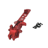 Maxbell 1:16 RC Car Gearbox Cover Metal Rear for 16209 16210 Hobby Car DIY Accessory Red