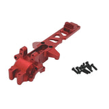 Maxbell 1:16 RC Car Gearbox Cover Metal Rear for 16209 16210 Hobby Car DIY Accessory Red