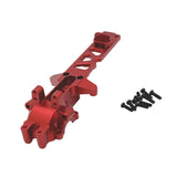 Maxbell 1:16 RC Car Gearbox Cover Metal Rear for 16209 16210 Hobby Car DIY Accessory Red