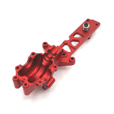 Maxbell 1:16 RC Car Gearbox Cover Metal Rear for 16209 16210 Hobby Car DIY Accessory Red
