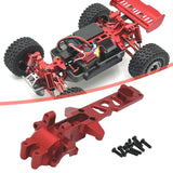 Maxbell 1:16 RC Car Gearbox Cover Metal Rear for 16209 16210 Hobby Car DIY Accessory Red
