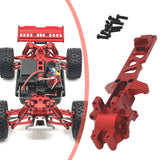 Maxbell 1:16 RC Car Gearbox Cover Metal Rear for 16209 16210 Hobby Car DIY Accessory Red