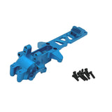 Maxbell 1:16 RC Car Gearbox Cover Metal Rear for 16209 16210 Hobby Car DIY Accessory Blue