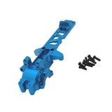 Maxbell 1:16 RC Car Gearbox Cover Metal Rear for 16209 16210 Hobby Car DIY Accessory Blue