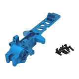 Maxbell 1:16 RC Car Gearbox Cover Metal Rear for 16209 16210 Hobby Car DIY Accessory Blue