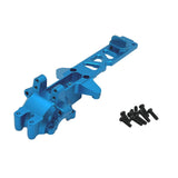 Maxbell 1:16 RC Car Gearbox Cover Metal Rear for 16209 16210 Hobby Car DIY Accessory Blue
