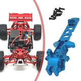 Maxbell 1:16 RC Car Gearbox Cover Metal Rear for 16209 16210 Hobby Car DIY Accessory Blue