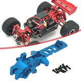 Maxbell 1:16 RC Car Gearbox Cover Metal Rear for 16209 16210 Hobby Car DIY Accessory Blue