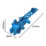 Maxbell 1:16 RC Car Gearbox Cover Metal Rear for 16209 16210 Hobby Car DIY Accessory Blue