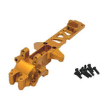 Maxbell 1:16 RC Car Gearbox Cover Metal Rear for 16209 16210 Hobby Car DIY Accessory Gold