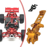 Maxbell 1:16 RC Car Gearbox Cover Metal Rear for 16209 16210 Hobby Car DIY Accessory Gold