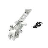 Maxbell 1:16 RC Car Gearbox Cover Metal Rear for 16209 16210 Hobby Car DIY Accessory Silver