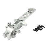 Maxbell 1:16 RC Car Gearbox Cover Metal Rear for 16209 16210 Hobby Car DIY Accessory Silver