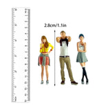 Maxbell 1/64 Scale Miniature Figure Painted Figures Creative Male Female Model Dolls