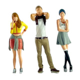 Maxbell 1/64 Scale Miniature Figure Painted Figures Creative Male Female Model Dolls