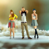 Maxbell 1/64 Scale Miniature Figure Painted Figures Creative Male Female Model Dolls