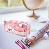 Maxbell Capibara Pencil Case Pencil Marker Holder Pencil Bag for Children Women Kids Pink