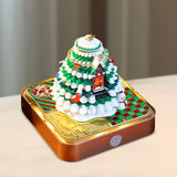 Maxbell 2025 3D Memo Pad Calendar Tear Away Calendar for Home Christmas Thanksgiving Xmas Tree House