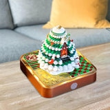 Maxbell 2025 3D Memo Pad Calendar Tear Away Calendar for Home Christmas Thanksgiving Xmas Tree House