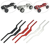 Maxbell 2x Aluminium Chassis Frame Rails for MN168 MN78 1/12 Scale RC Model Car Part Black