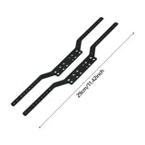 Maxbell 2x Aluminium Chassis Frame Rails for MN168 MN78 1/12 Scale RC Model Car Part Black