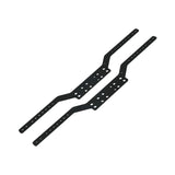 Maxbell 2x Aluminium Chassis Frame Rails for MN168 MN78 1/12 Scale RC Model Car Part Black