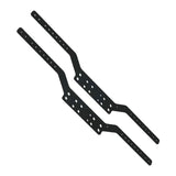 Maxbell 2x Aluminium Chassis Frame Rails for MN168 MN78 1/12 Scale RC Model Car Part Black