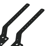 Maxbell 2x Aluminium Chassis Frame Rails for MN168 MN78 1/12 Scale RC Model Car Part Black