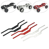 Maxbell 2x Aluminium Chassis Frame Rails for MN168 MN78 1/12 Scale RC Model Car Part Black