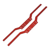 Maxbell 2x Aluminium Chassis Frame Rails for MN168 MN78 1/12 Scale RC Model Car Part Red