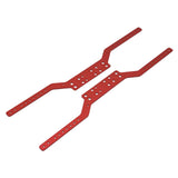 Maxbell 2x Aluminium Chassis Frame Rails for MN168 MN78 1/12 Scale RC Model Car Part Red