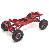 Maxbell 2x Aluminium Chassis Frame Rails for MN168 MN78 1/12 Scale RC Model Car Part Red